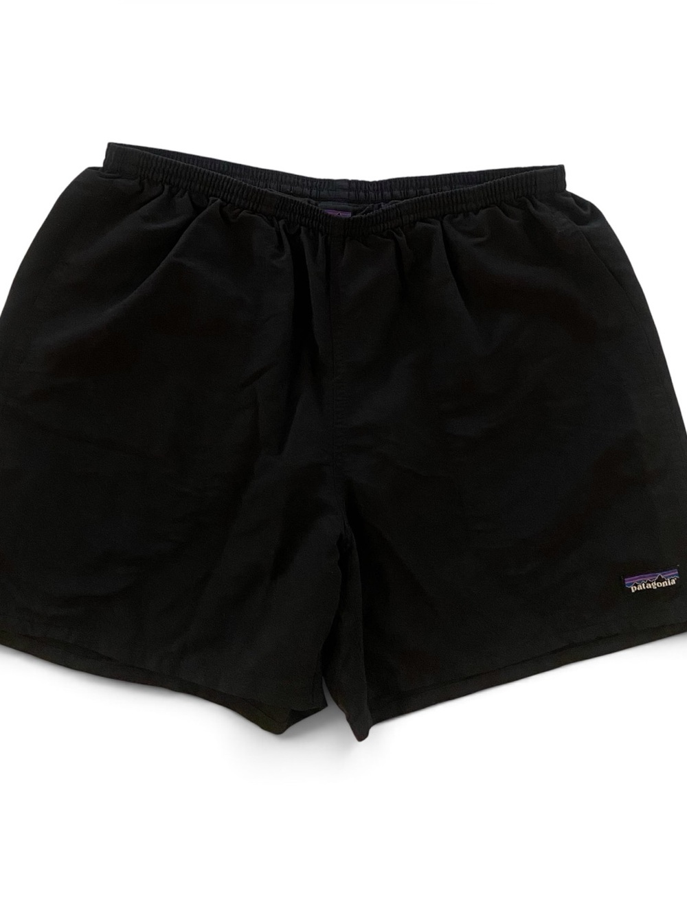 Patagonia Men’s Baggies Shorts 5” Size Large L Black Lined 57021 Gorpcore EUC